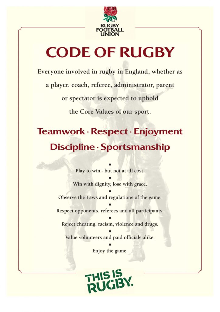 Rugby Core Values